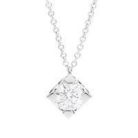 Collana Recarlo Donna Anniversary Square in Oro bianco Diamante P01PX030/010-45
